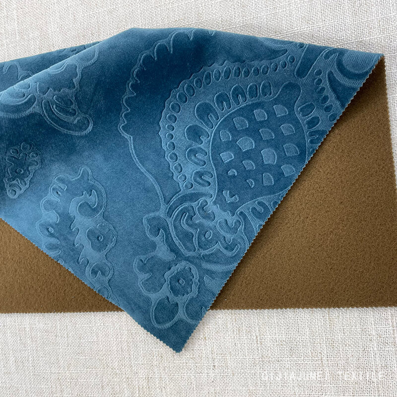 Chocolate Velvet Furnishing Fabric