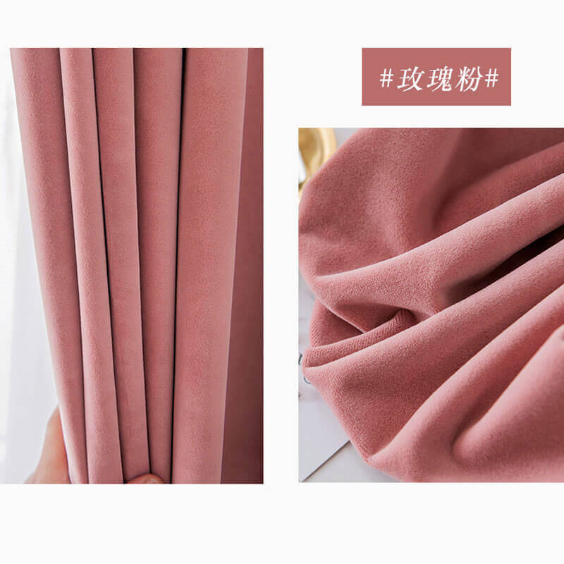Middle weight modern velvet curtain ceiling drapery window fabric