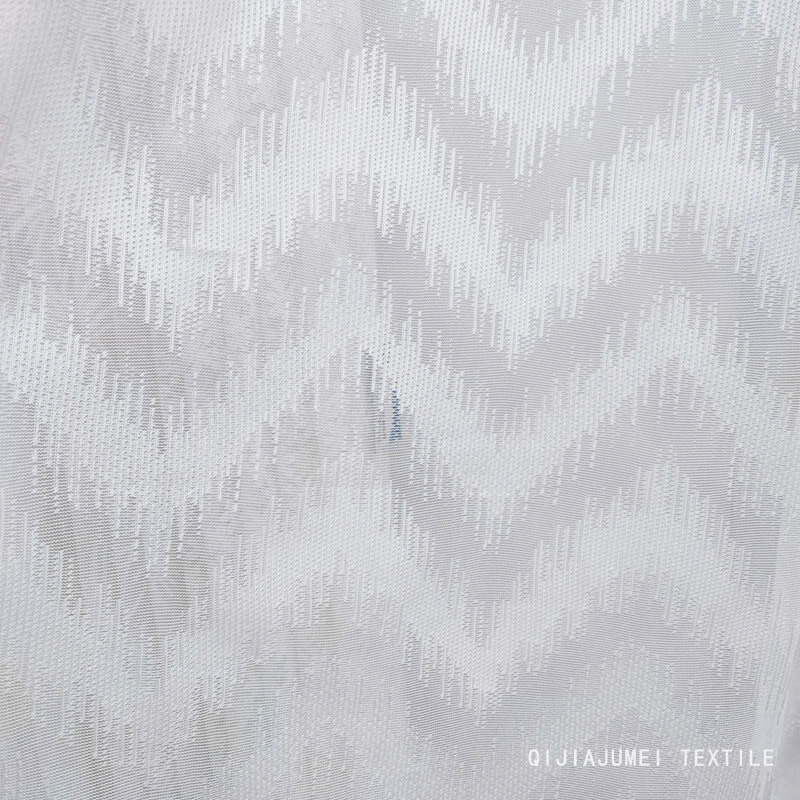 Jacquard wave window drapery fabric