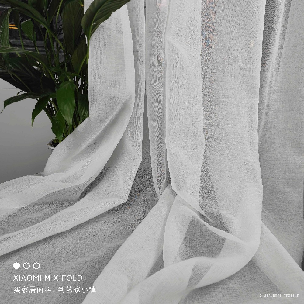 Stock voile fabric by rolls