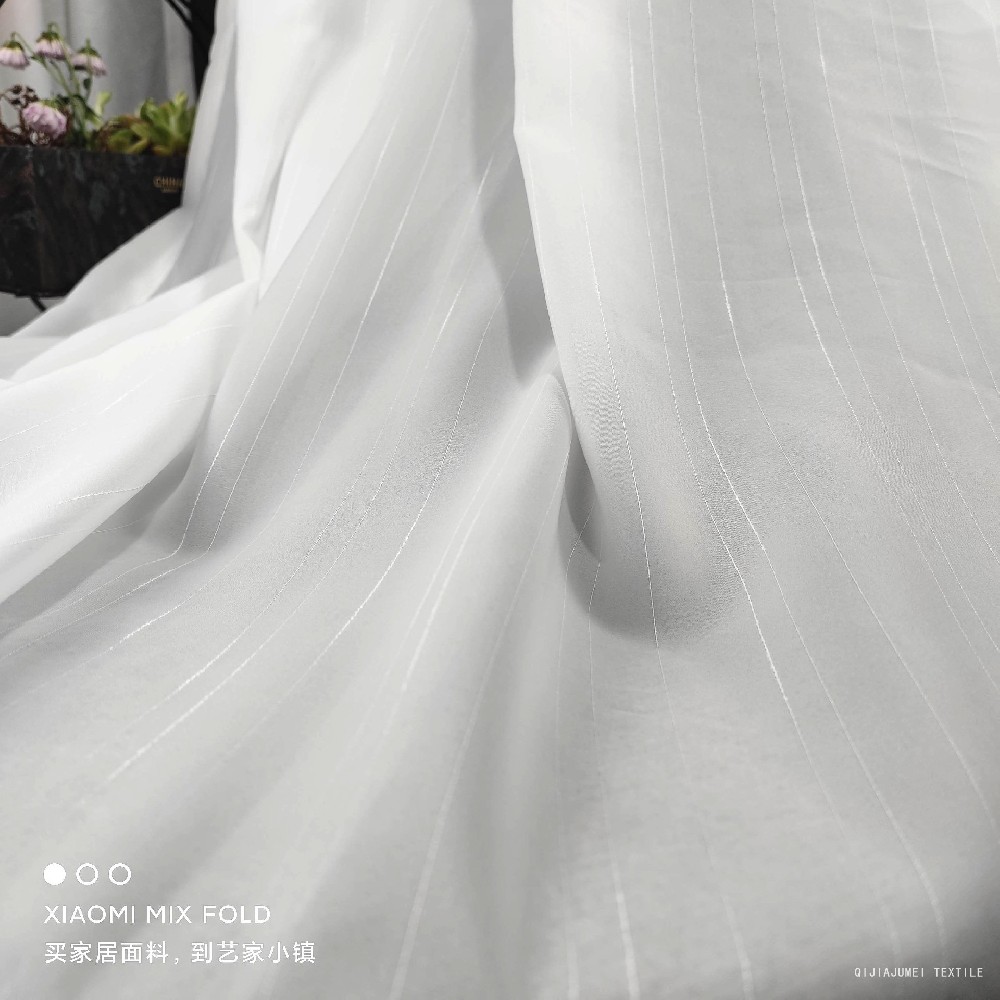 Pure color sheer textile