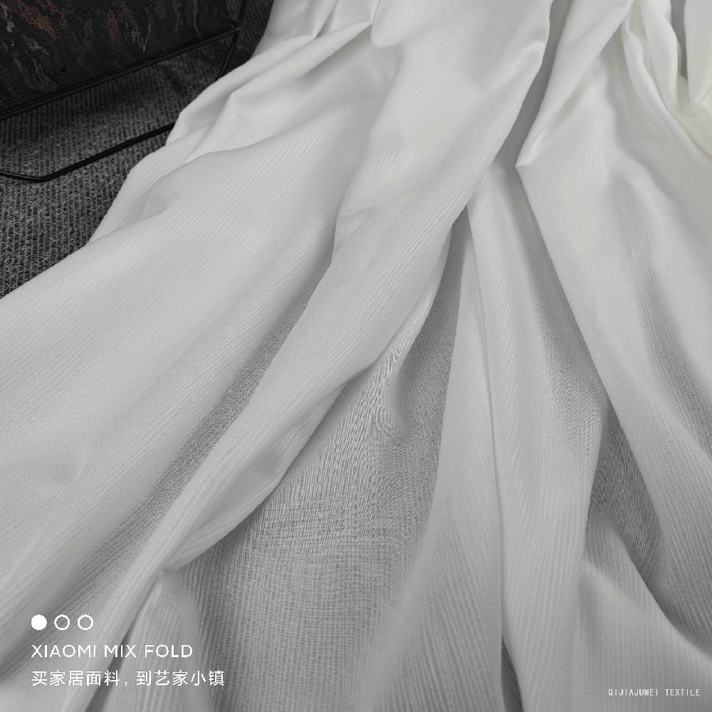 Stock voile fabric by rolls