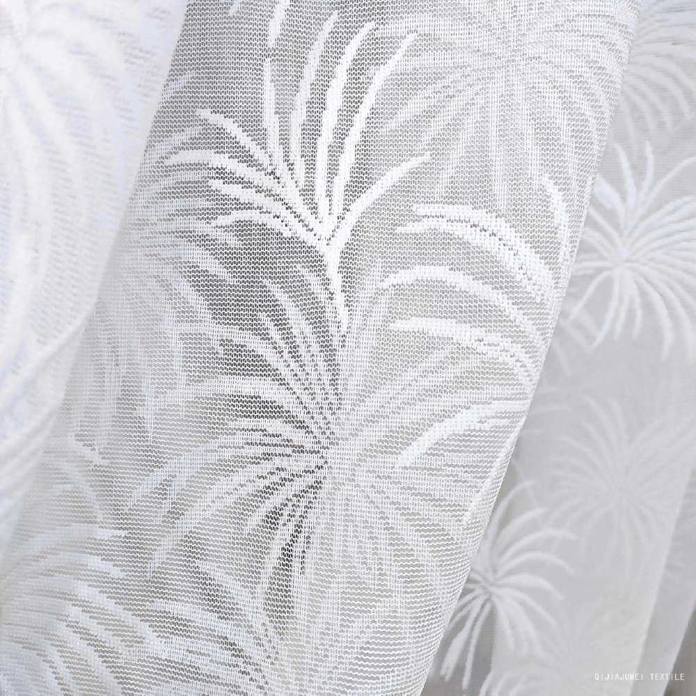 Stock Newly Botanical Flower Velvet Window Curtain Fabric