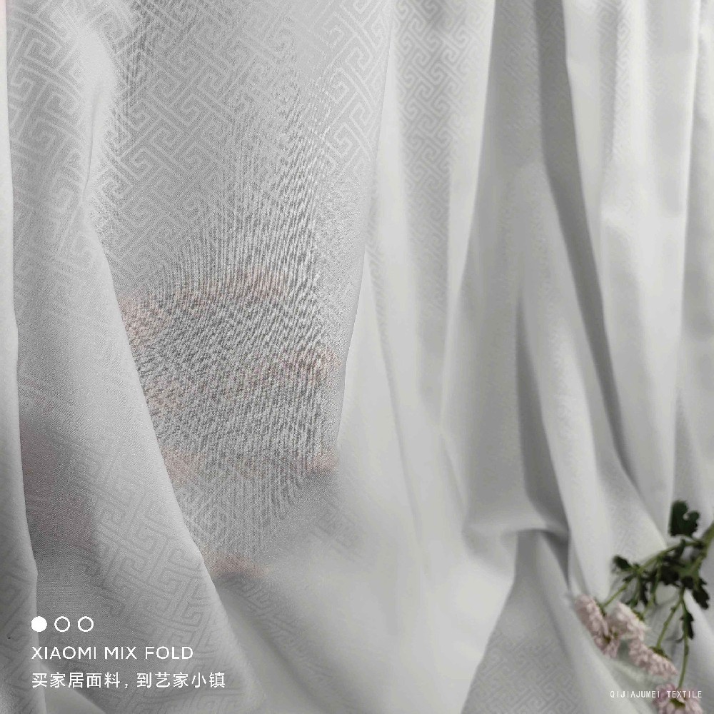 Stock voile fabric by rolls
