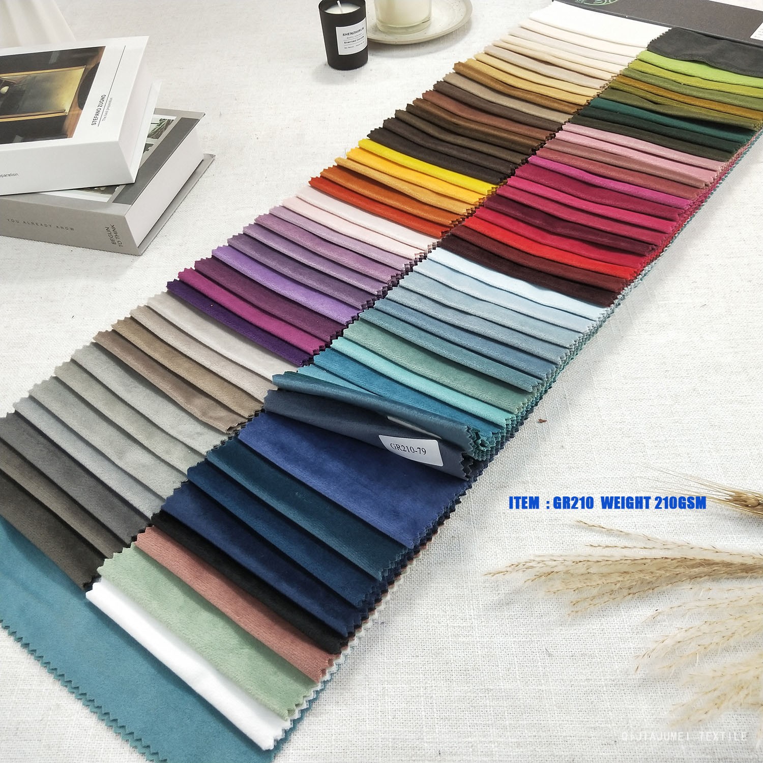 Plain Velvet Sofa Cover Fabric