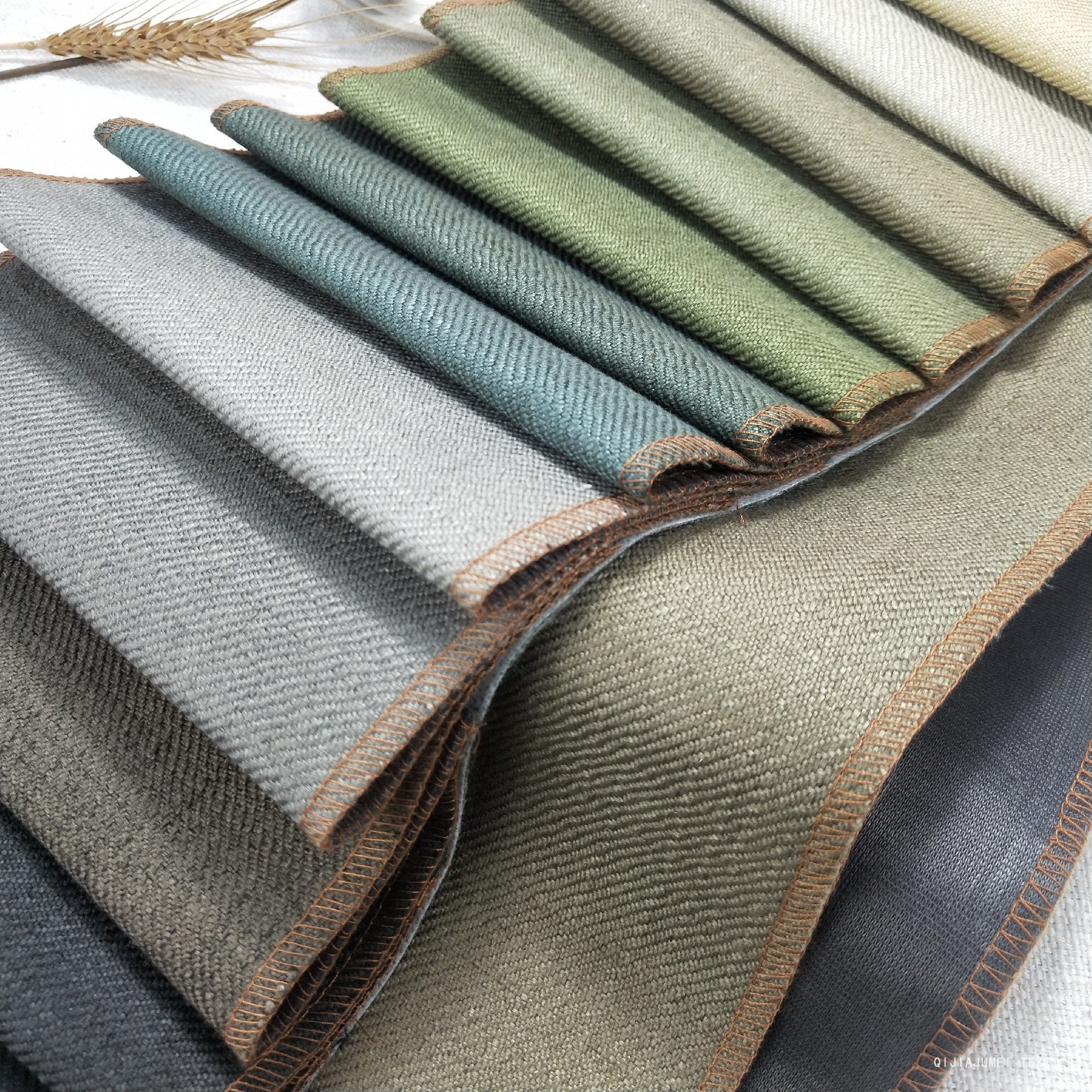 Woven Linen Look upholstery fabric